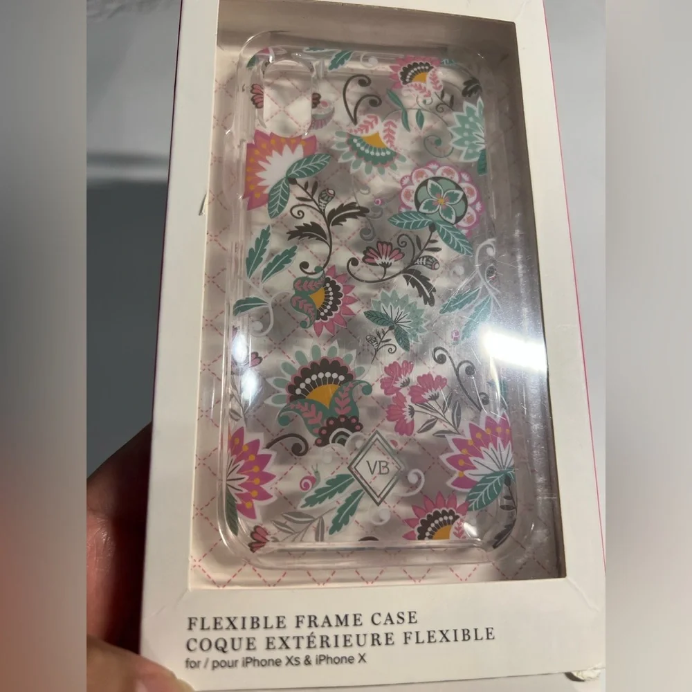 iPhone Xs & X Vera Bradley pink Paisley phone case